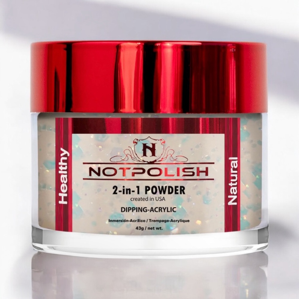 NEW NotPolish 2 in 1 Powder Dipping-Acrylic Color Baby It's Cold